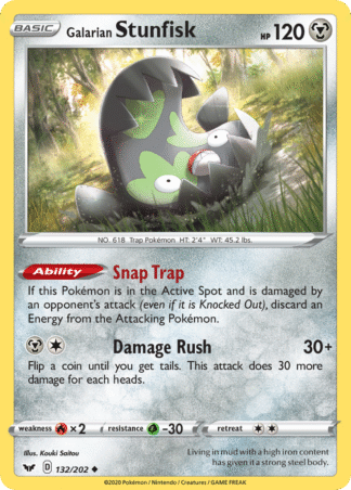 Galarian Stunfisk 132 / 202