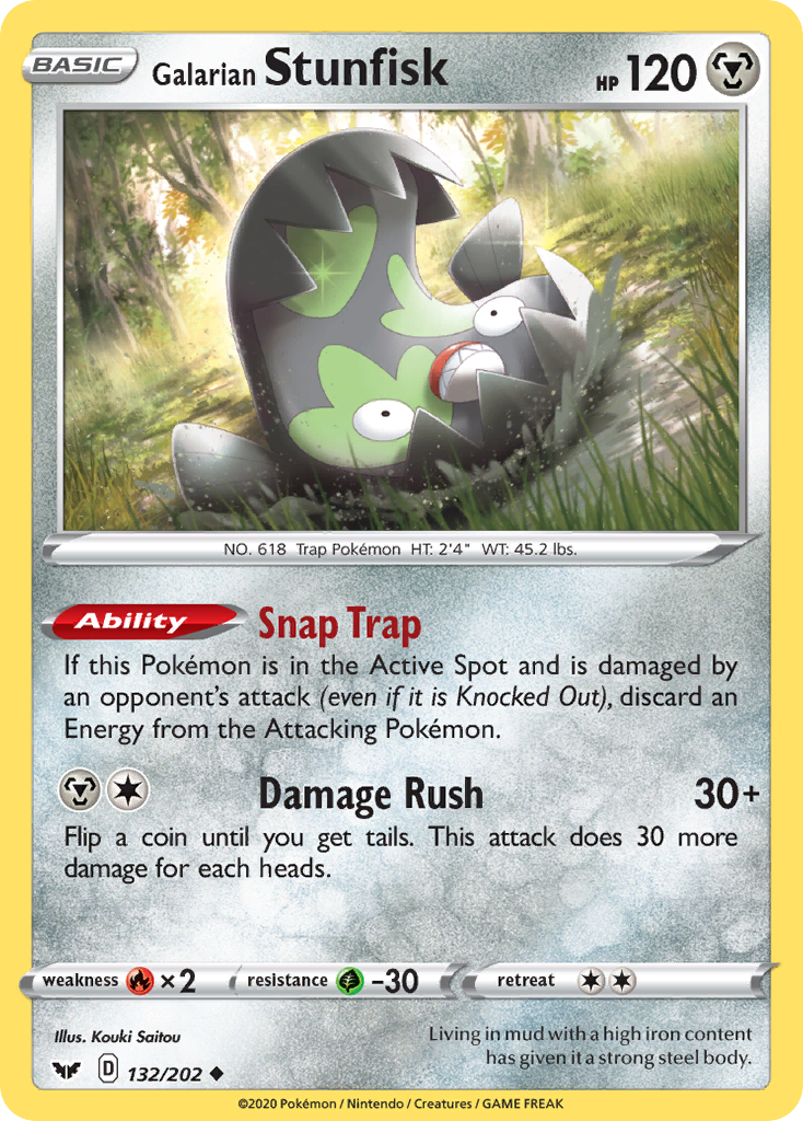 Galarian Stunfisk 132 / 202
