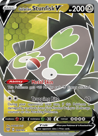 Galarian Stunfisk V 184 / 189