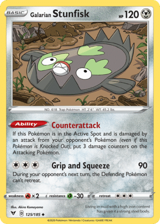 Galarian Stunfisk 125 / 185