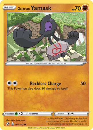 Galarian Yamask 101 / 192