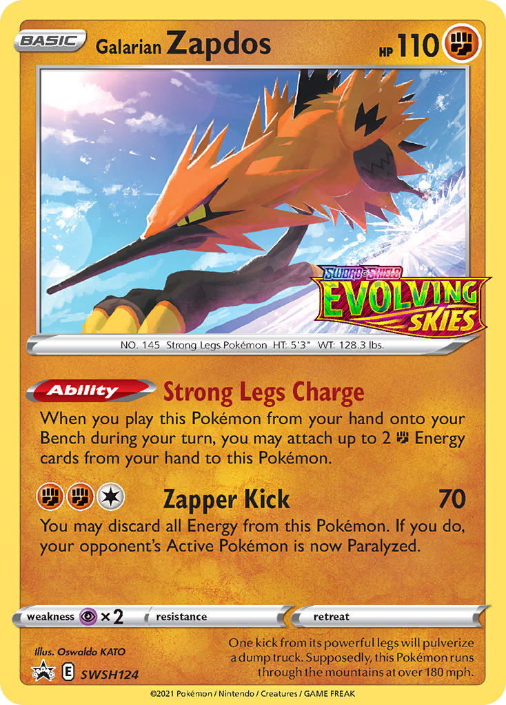 Galarian Zapdos SWSH124 / 307