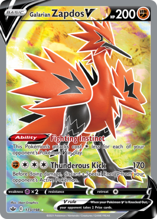 Galarian Zapdos V 173 / 198