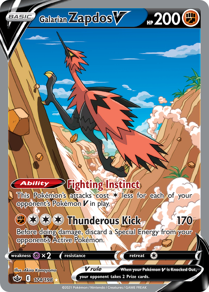 Galarian Zapdos V 174 / 198