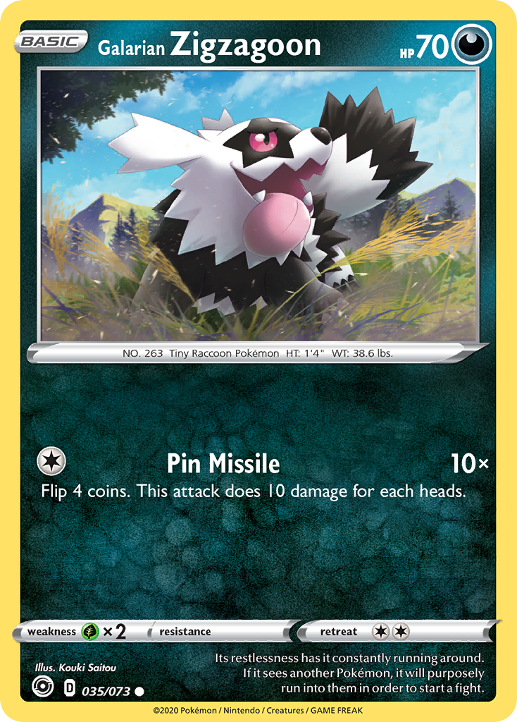 Galarian Zigzagoon 35 / 73