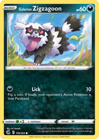 Galarian Zigzagoon 159 / 264
