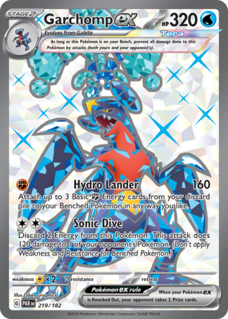 Garchomp ex 219 / 182