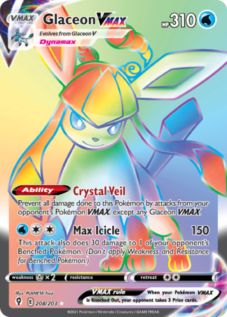 Glaceon VMAX 208 / 203