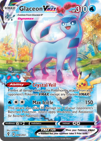 Glaceon VMAX 209 / 203