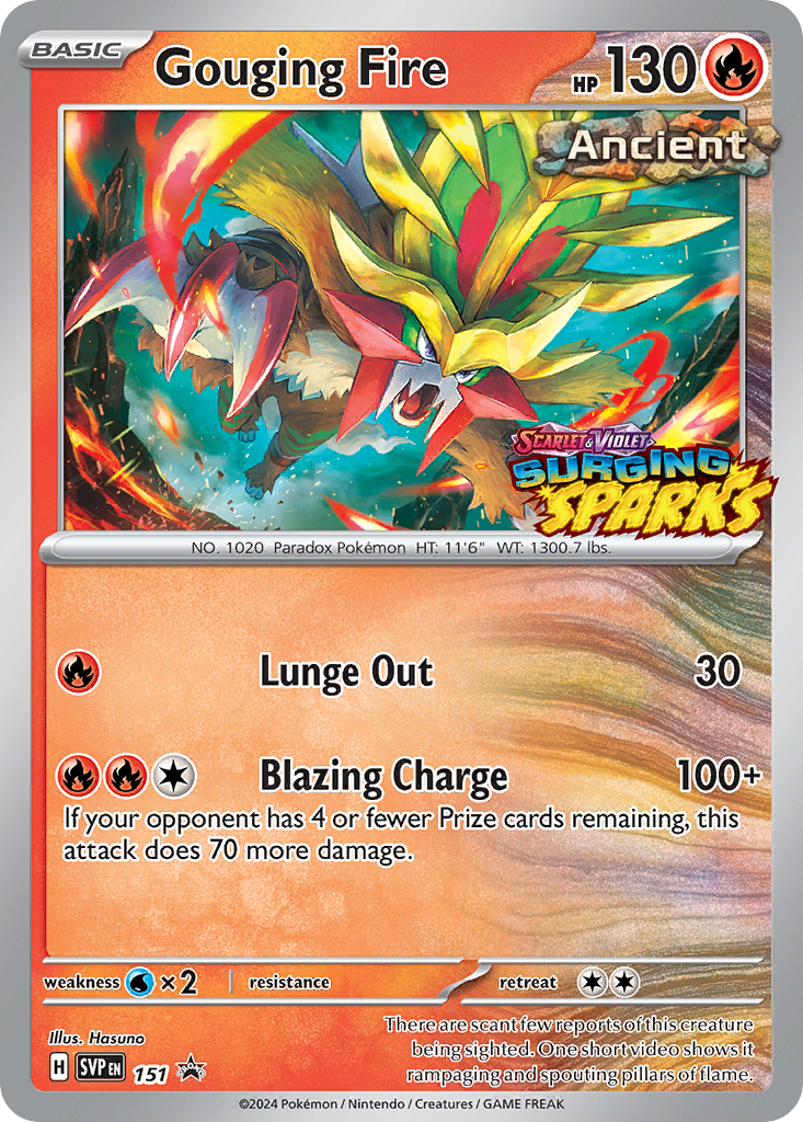 Gouging Fire 151 / 150
