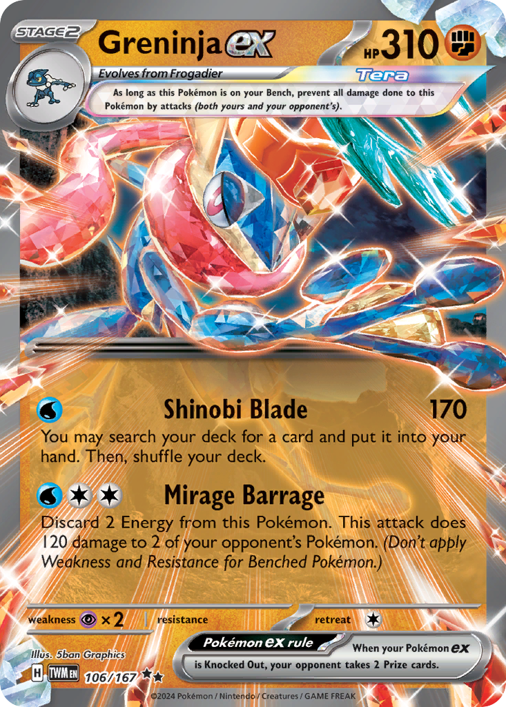 Greninja ex 106 / 167