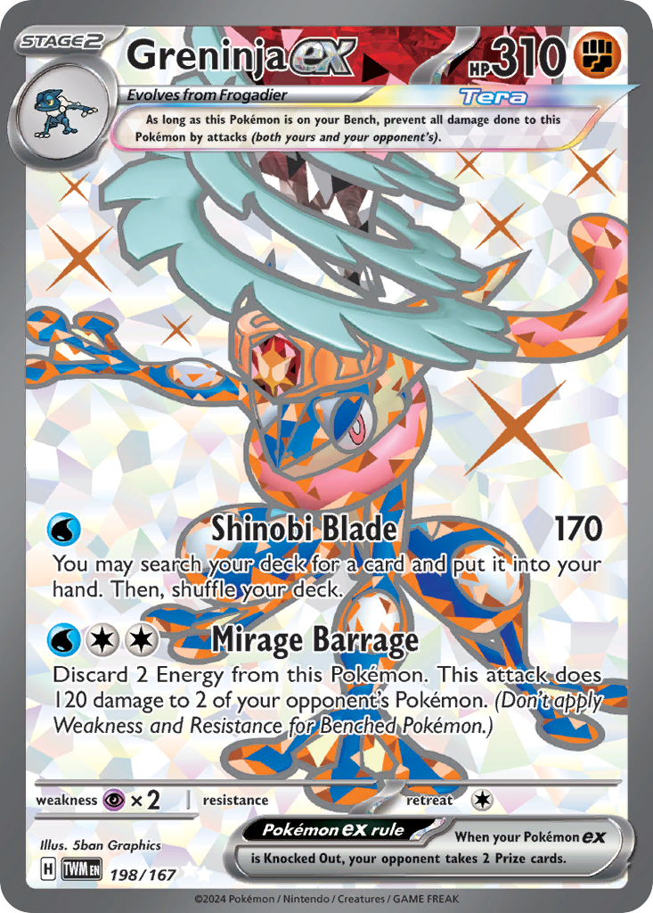 Greninja ex 198 / 167