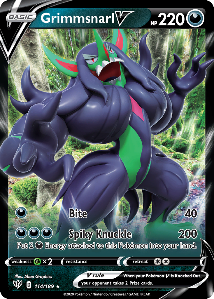 Grimmsnarl V 114 / 189