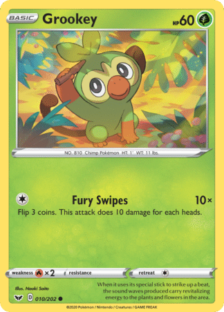 Grookey 10 / 202