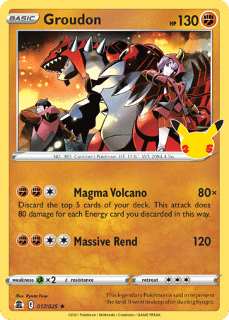 Groudon 17 / 25