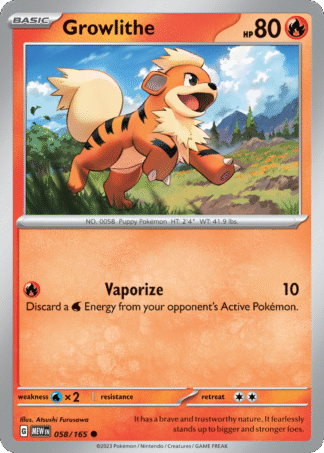 Growlithe 58 / 165