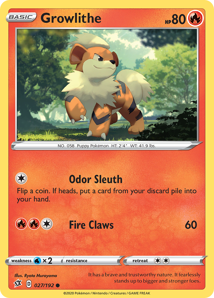 Growlithe 27 / 192