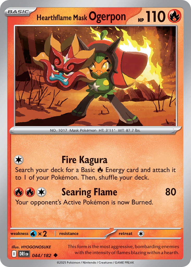 Hearthflame Mask Ogerpon 44 / 182