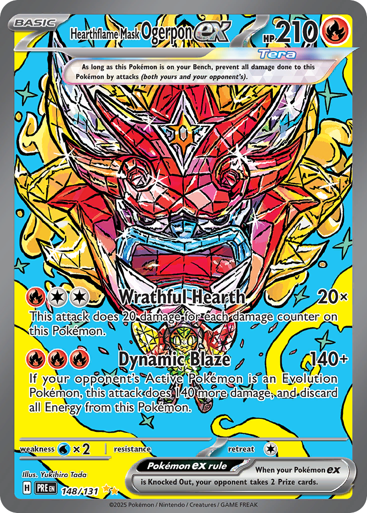Hearthflame Mask Ogerpon ex 148 / 131