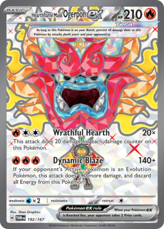 Hearthflame Mask Ogerpon ex 192 / 167