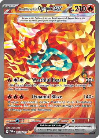 Hearthflame Mask Ogerpon ex 212 / 167
