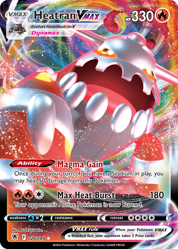 Heatran VMAX 26 / 189