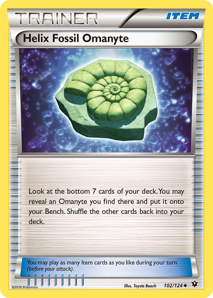 Helix Fossil Omanyte 102 / 124