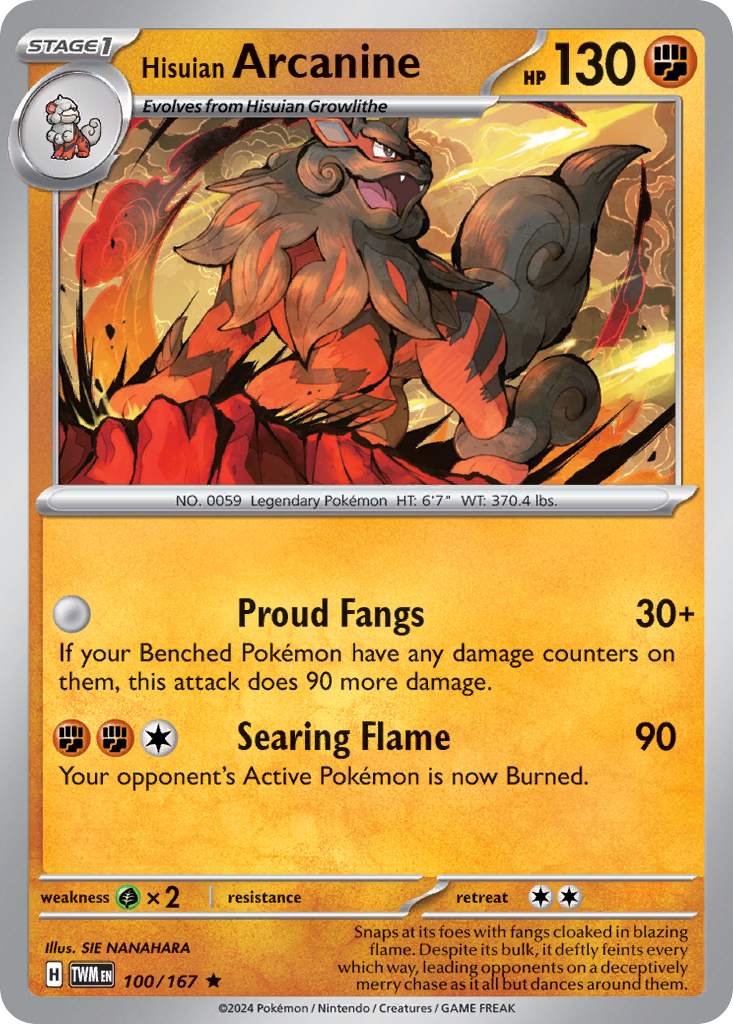 Hisuian Arcanine 100 / 167