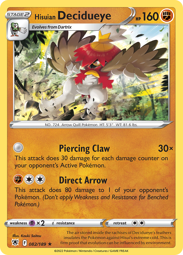 Hisuian Decidueye 82 / 189