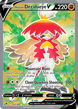 Hisuian Decidueye V 173 / 189