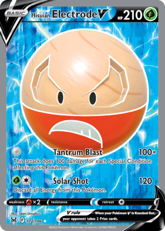 Hisuian Electrode V 172 / 196