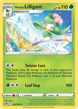 Hisuian Lilligant 16 / 189