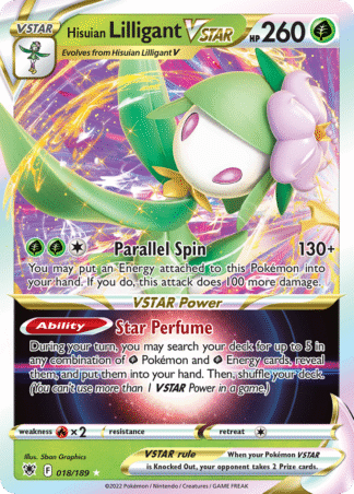 Hisuian Lilligant VSTAR 18 / 189