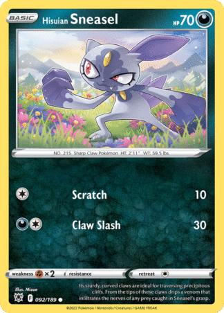 Hisuian Sneasel 92 / 189