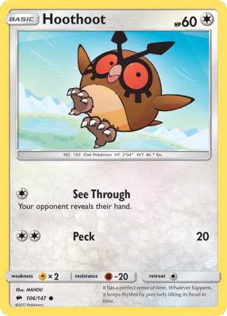 Hoothoot 106 / 147