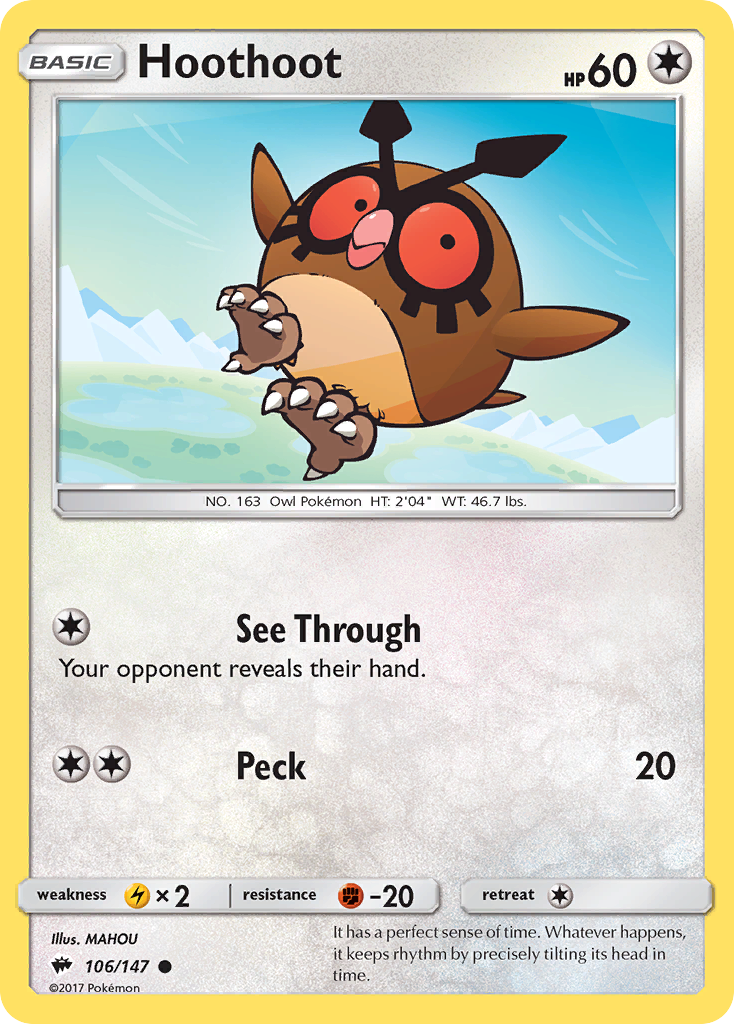 Hoothoot 106 / 147