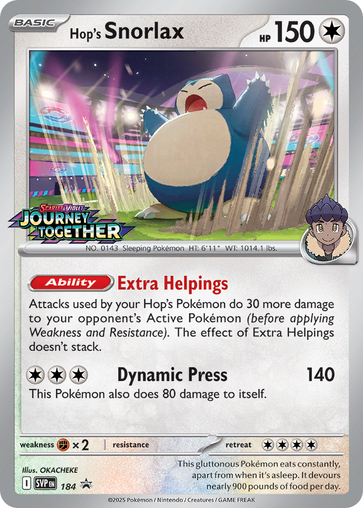 Hop's Snorlax 184 / 198