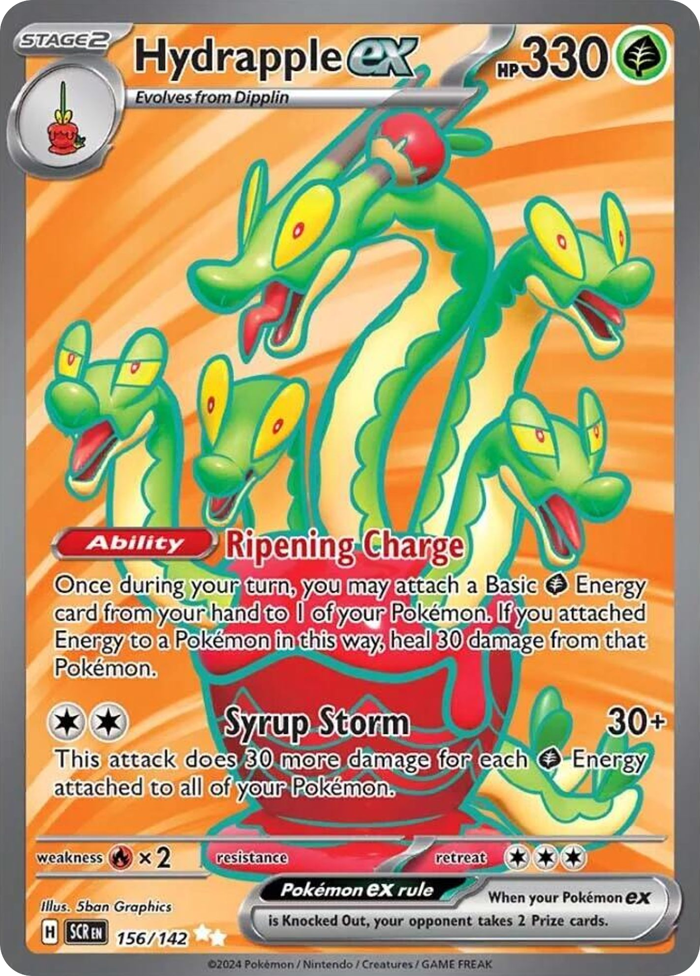 Hydrapple ex 156 / 142
