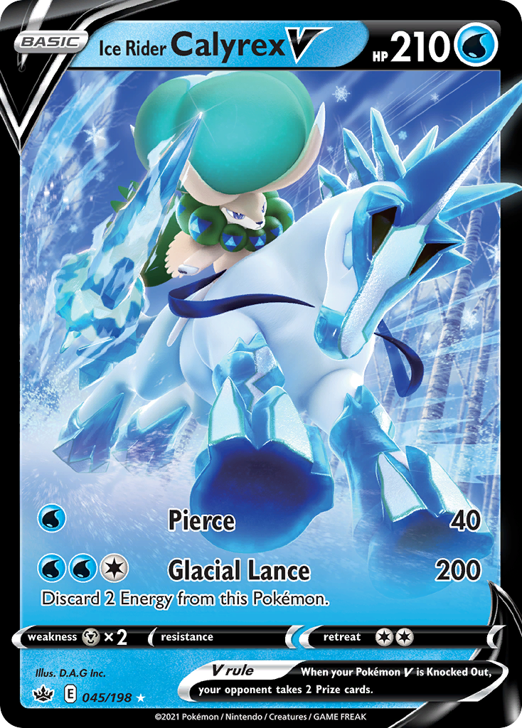 Ice Rider Calyrex V 45 / 198