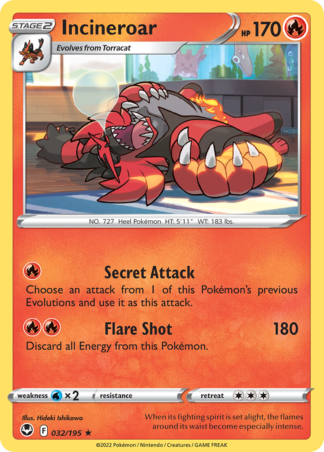 Incineroar 32 / 195