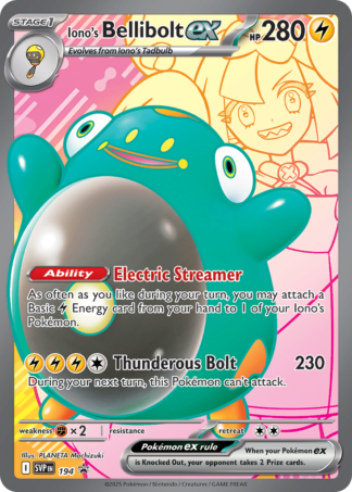Iono's Bellibolt ex 194 / 198