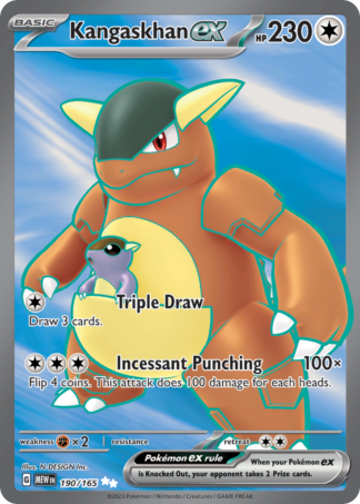 Kangaskhan ex 190 / 165