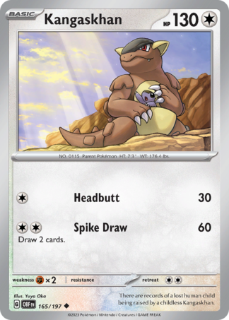 Kangaskhan 165 / 197