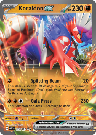 Koraidon ex 124 / 197