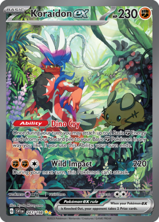 Koraidon ex 247 / 198