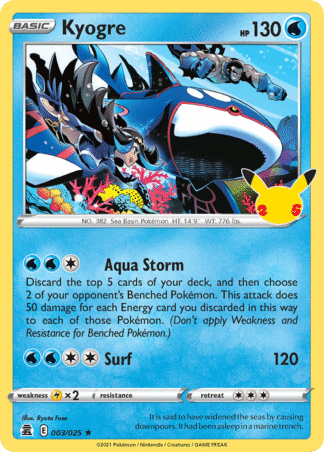 Kyogre 3 / 25