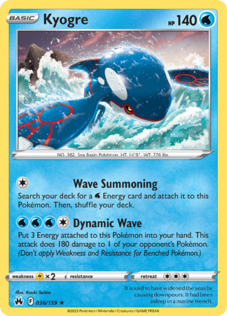 Kyogre 36 / 159