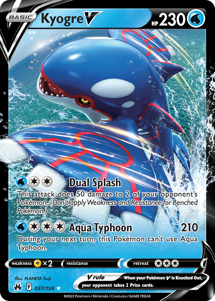 Kyogre V 37 / 159