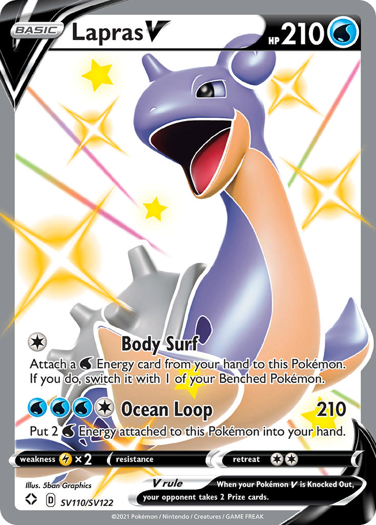 Lapras V SV110 / 72