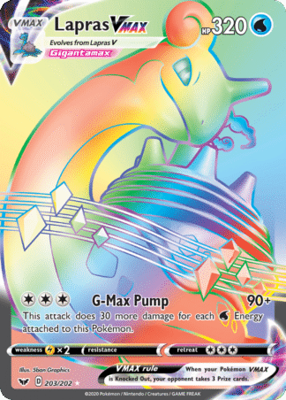 Lapras VMAX 203 / 202